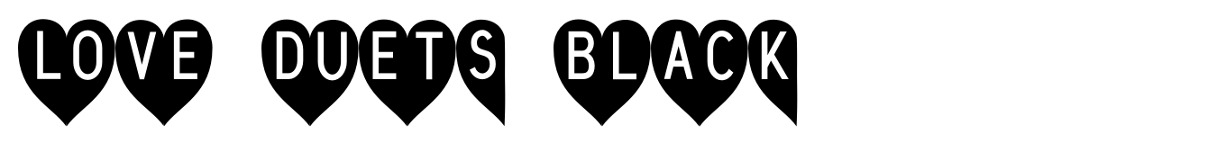 Love Duets Black